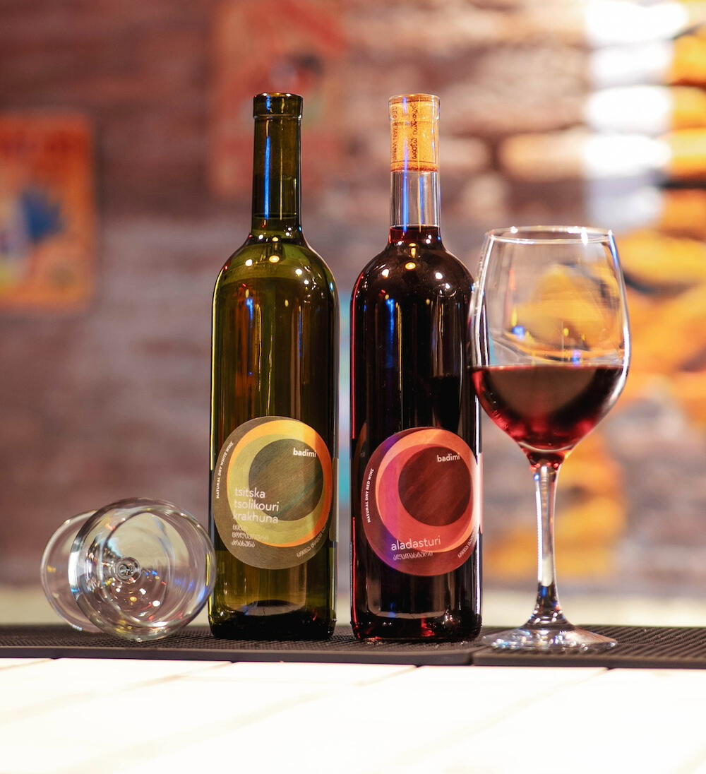 Natural Wine brand Badimi developed by Dito